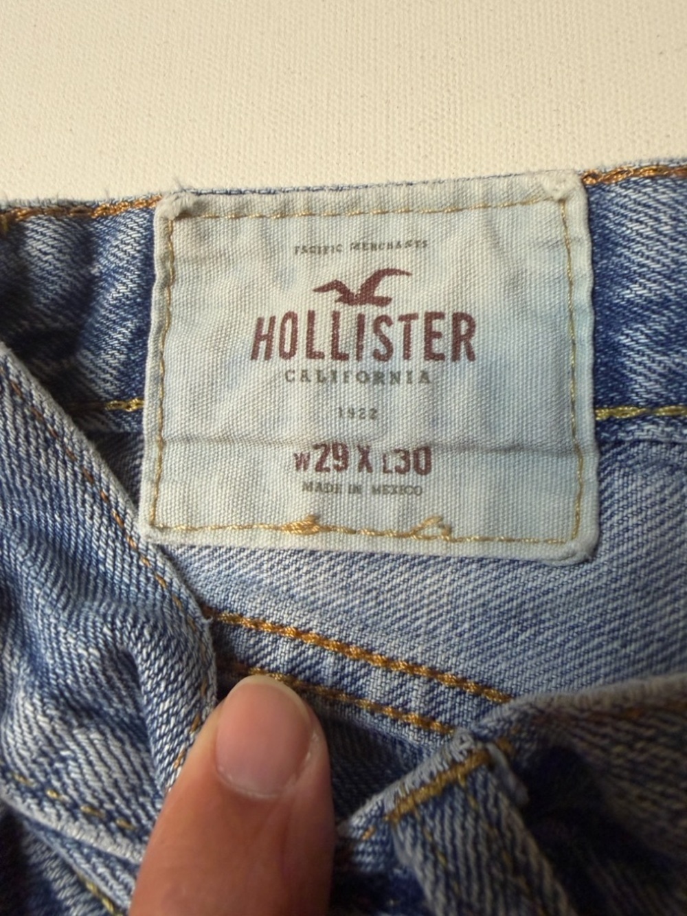 EUC Men's Hollister California Button Fly Jeans Size 29/30" Inseam (KB6) - Picture 5 of 7